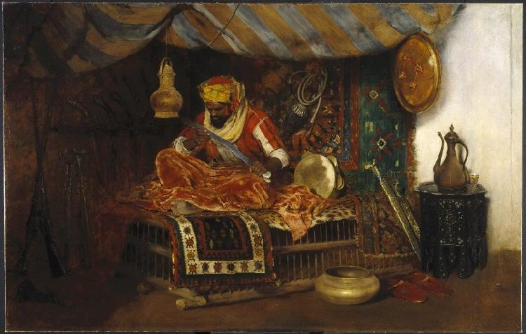 William Merrit Chase Moorish Warrior oil painting image